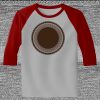 Raglan 3/4 Roundneck Shirt (Gray Body) Thumbnail