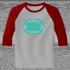 Raglan 3/4 Roundneck Shirt (Gray Body) Thumbnail