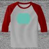 Raglan 3/4 Roundneck Shirt (Gray Body) Thumbnail