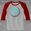 Raglan 3/4 Roundneck Shirt (Gray Body) Thumbnail