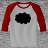 Raglan 3/4 Roundneck Shirt (Gray Body) Thumbnail