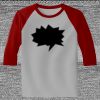 Raglan 3/4 Roundneck Shirt (Gray Body) Thumbnail