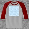 Raglan 3/4 Roundneck Shirt (Gray Body) Thumbnail