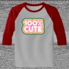 Raglan 3/4 Roundneck Shirt (Gray Body) Thumbnail
