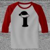 Raglan 3/4 Roundneck Shirt (Gray Body) Raglan 3/4 Roundneck Shirt (Gray Body) Thumbnail