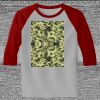 Raglan 3/4 Roundneck Shirt (Gray Body) Thumbnail