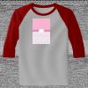 Raglan 3/4 Roundneck Shirt (Gray Body) Thumbnail