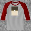 Raglan 3/4 Roundneck Shirt (Gray Body) Thumbnail