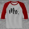 Raglan 3/4 Roundneck Shirt (Gray Body) Thumbnail
