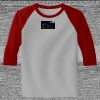 Raglan 3/4 Roundneck Shirt (Gray Body) Thumbnail