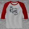 Raglan 3/4 Roundneck Shirt (Gray Body) Thumbnail