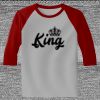 Raglan 3/4 Roundneck Shirt (Gray Body) Thumbnail