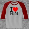Raglan 3/4 Roundneck Shirt (Gray Body) Thumbnail
