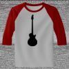 Raglan 3/4 Roundneck Shirt (Gray Body) Thumbnail