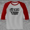 Raglan 3/4 Roundneck Shirt (Gray Body) Thumbnail