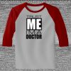 Raglan 3/4 Roundneck Shirt (Gray Body) Thumbnail