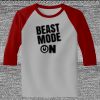 Raglan 3/4 Roundneck Shirt (Gray Body) Thumbnail