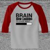Raglan 3/4 Roundneck Shirt (Gray Body) Thumbnail
