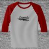 Raglan 3/4 Roundneck Shirt (Gray Body) Thumbnail