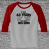 Raglan 3/4 Roundneck Shirt (Gray Body) Thumbnail