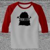 Raglan 3/4 Roundneck Shirt (Gray Body) Thumbnail