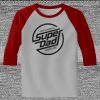 Raglan 3/4 Roundneck Shirt (Gray Body) Thumbnail