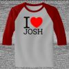 Raglan 3/4 Roundneck Shirt (Gray Body) Thumbnail