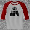 Raglan 3/4 Roundneck Shirt (Gray Body) Thumbnail