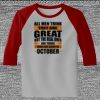 Raglan 3/4 Roundneck Shirt (Gray Body) Thumbnail