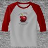 Raglan 3/4 Roundneck Shirt (Gray Body) Thumbnail