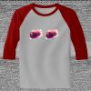 Raglan 3/4 Roundneck Shirt (Gray Body) Thumbnail