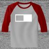 Raglan 3/4 Roundneck Shirt (Gray Body) Thumbnail