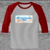 Raglan 3/4 Roundneck Shirt (Gray Body) Thumbnail