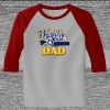 Raglan 3/4 Roundneck Shirt (Gray Body) Thumbnail