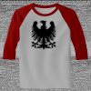 Raglan 3/4 Roundneck Shirt (Gray Body) Thumbnail