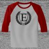 Raglan 3/4 Roundneck Shirt (Gray Body) Thumbnail