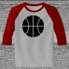 Raglan 3/4 Roundneck Shirt (Gray Body) Thumbnail
