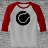 Raglan 3/4 Roundneck Shirt (Gray Body) Thumbnail