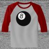 Raglan 3/4 Roundneck Shirt (Gray Body) Thumbnail