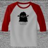 Raglan 3/4 Roundneck Shirt (Gray Body) Thumbnail