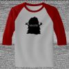Raglan 3/4 Roundneck Shirt (Gray Body) Thumbnail