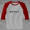 Raglan 3/4 Roundneck Shirt (Gray Body) Thumbnail