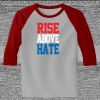 Raglan 3/4 Roundneck Shirt (Gray Body) Thumbnail