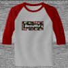 Raglan 3/4 Roundneck Shirt (Gray Body) Thumbnail