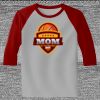 Raglan 3/4 Roundneck Shirt (Gray Body) Thumbnail