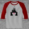 Raglan 3/4 Roundneck Shirt (Gray Body) Thumbnail