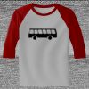 Raglan 3/4 Roundneck Shirt (Gray Body) Thumbnail