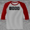Raglan 3/4 Roundneck Shirt (Gray Body) Thumbnail