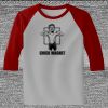 Raglan 3/4 Roundneck Shirt (Gray Body) Thumbnail