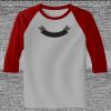Raglan 3/4 Roundneck Shirt (Gray Body) Thumbnail